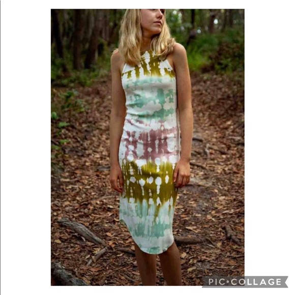 YOUNG FABULOUS & BROKE Robbie Tie Dye Tank Dress M - Picture 6 of 11